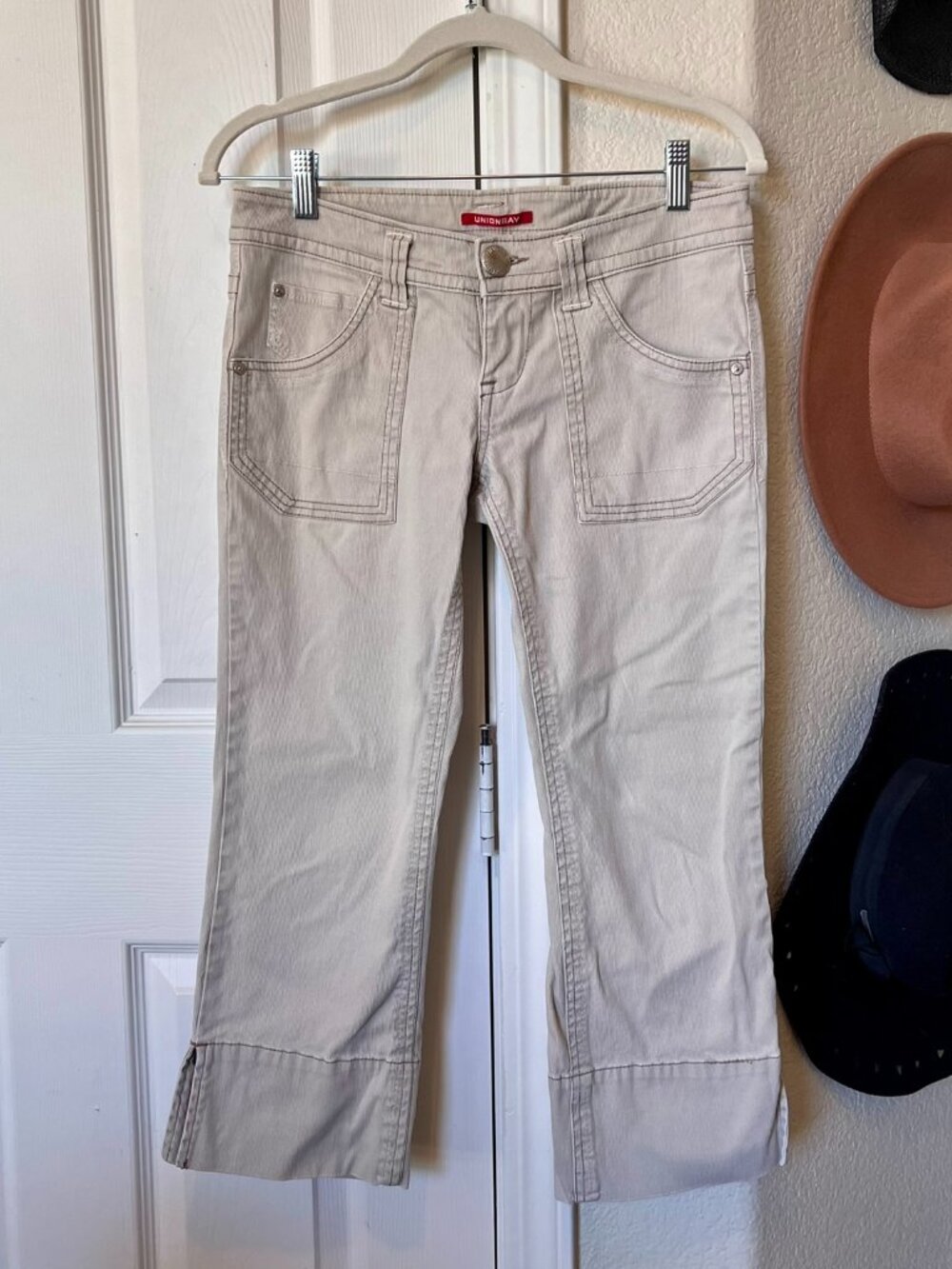 Vintage Unionbay Low Rise Corduroy Capri Pants Size 7